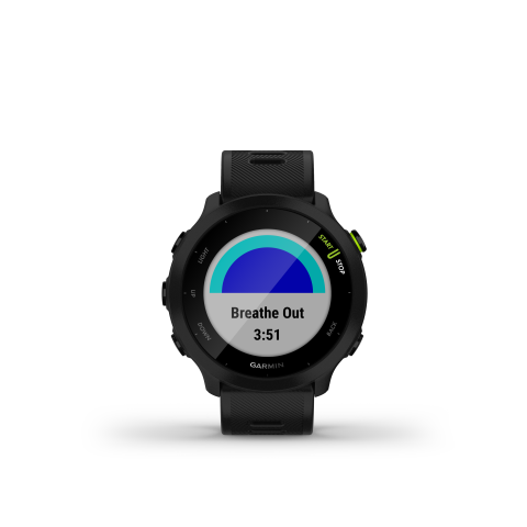 [GAR.010-02562-10] Forerunner® 55 (Black) 010-02562-10__HR_10017_132