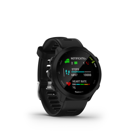 [GAR.010-02562-10] Forerunner® 55 (Black) 010-02562-10__HR_100236_161